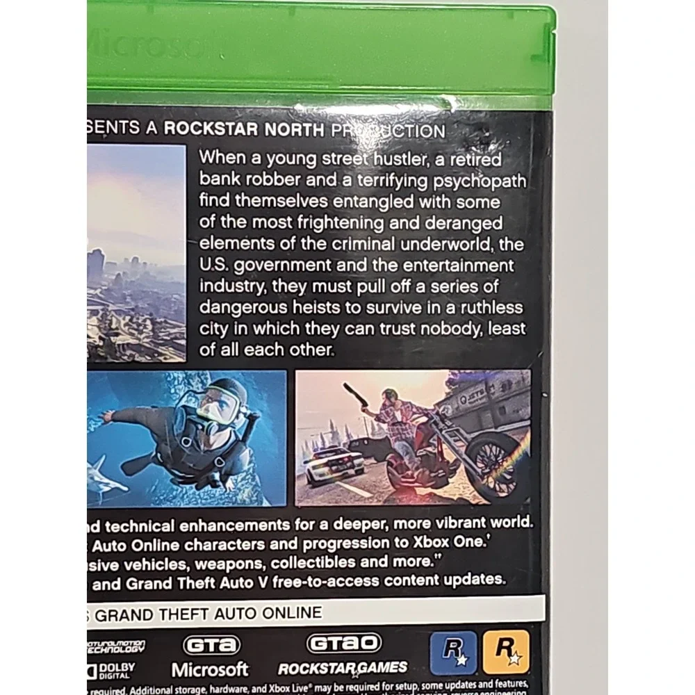 Grand Theft Auto V GTA Five for Xbox One